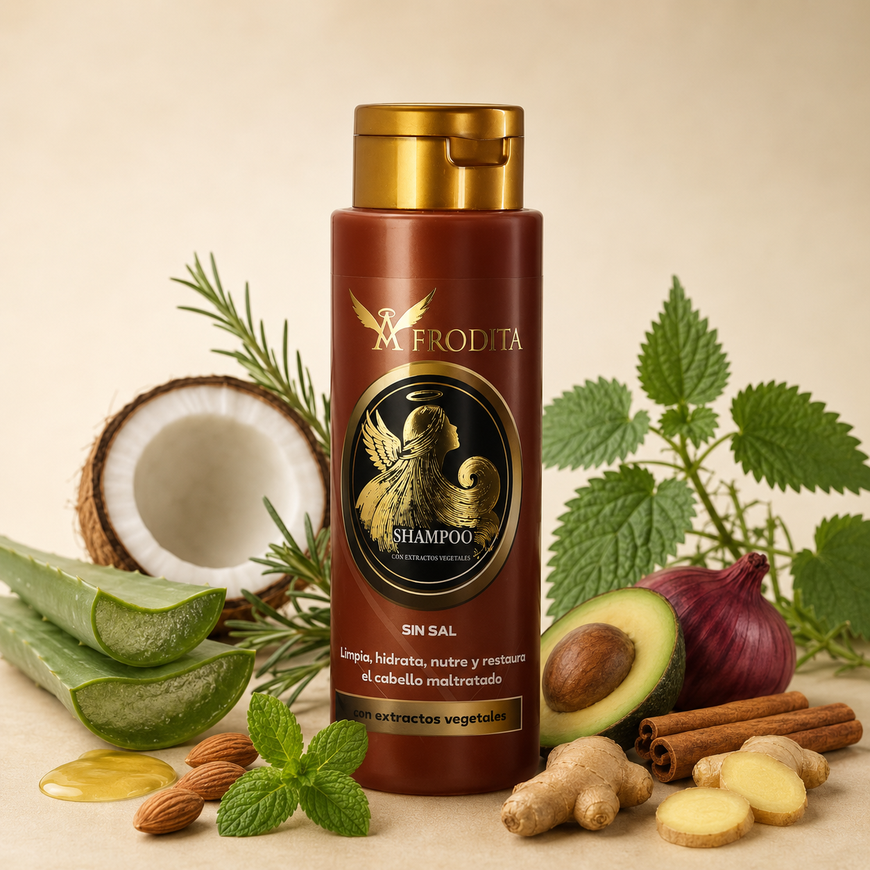 Shampoo Afrodita Sin Sal