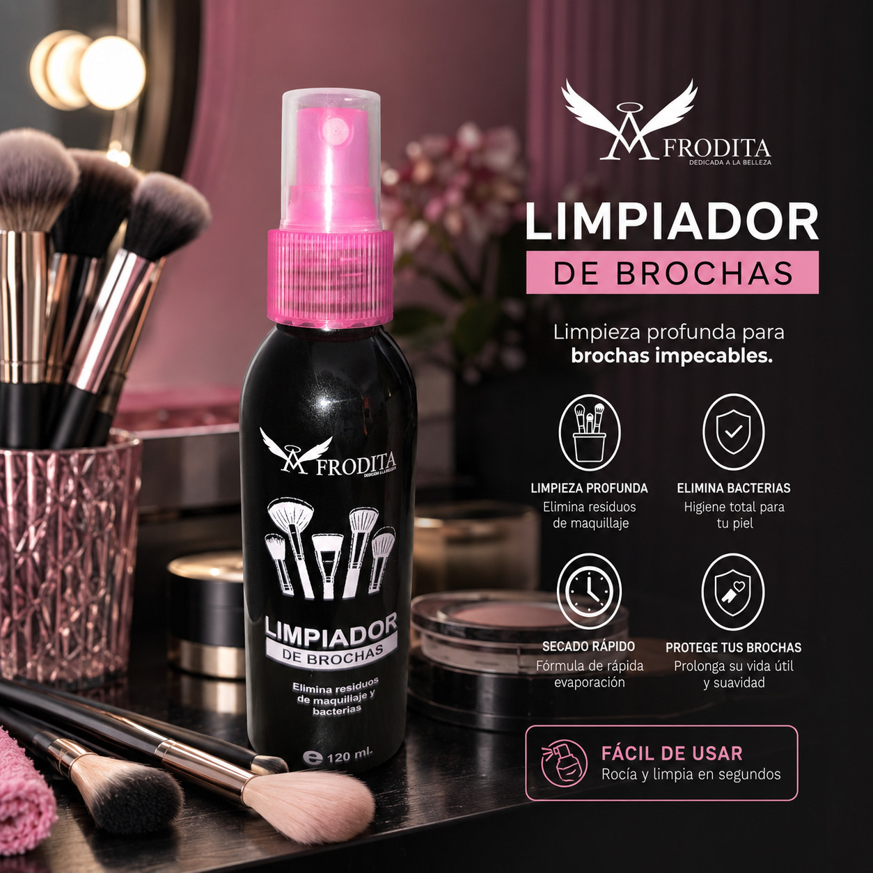 Limpiador de Brochas 120 ml
