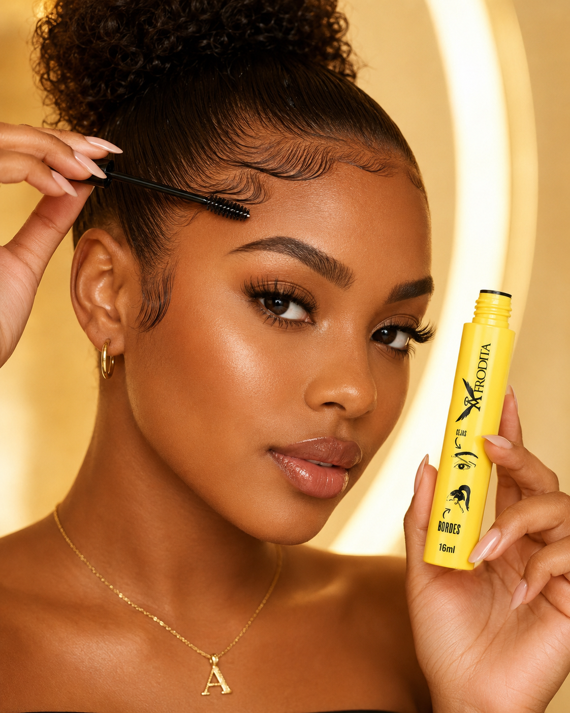 Gel 2 en 1 para Cejas y Bordes Afrodita