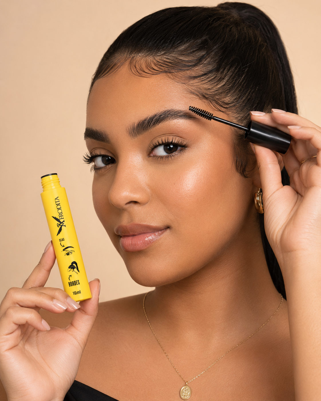 Gel 2 en 1 para Cejas y Bordes Afrodita