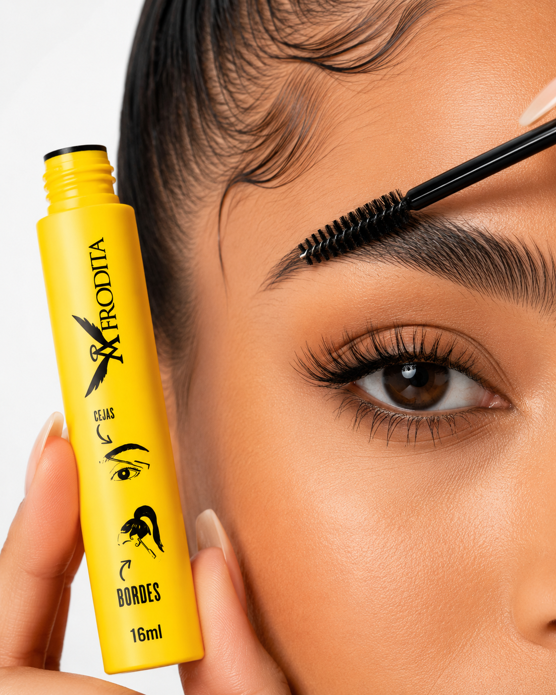 Gel 2 en 1 para Cejas y Bordes Afrodita